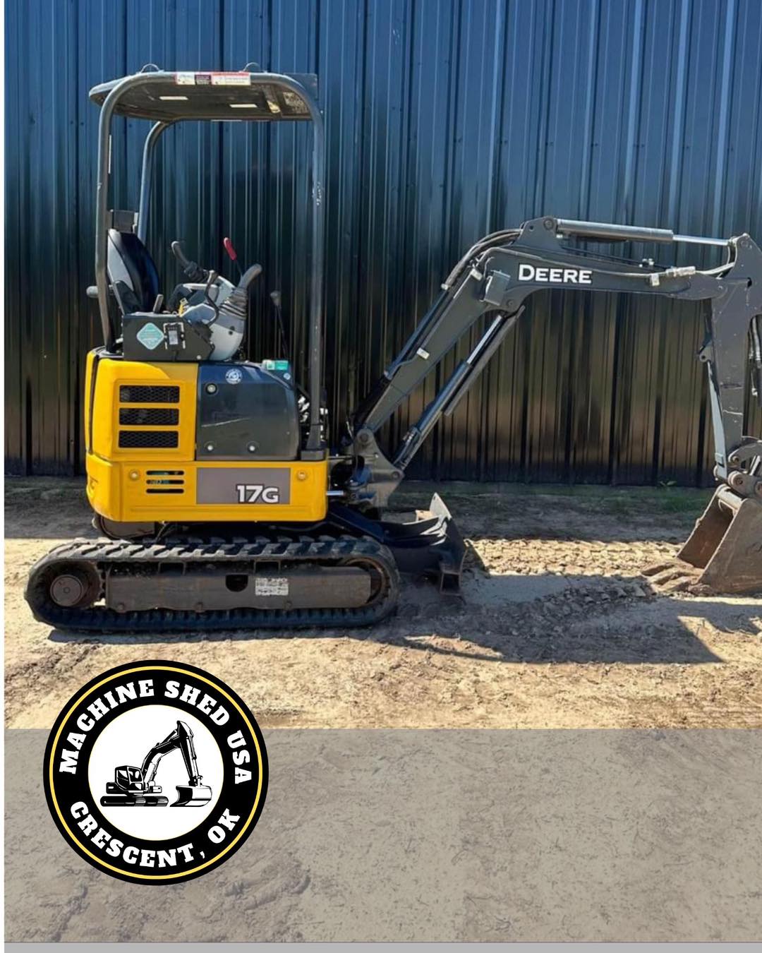 SOLD-2017 John Deere 17G Mini Excavator